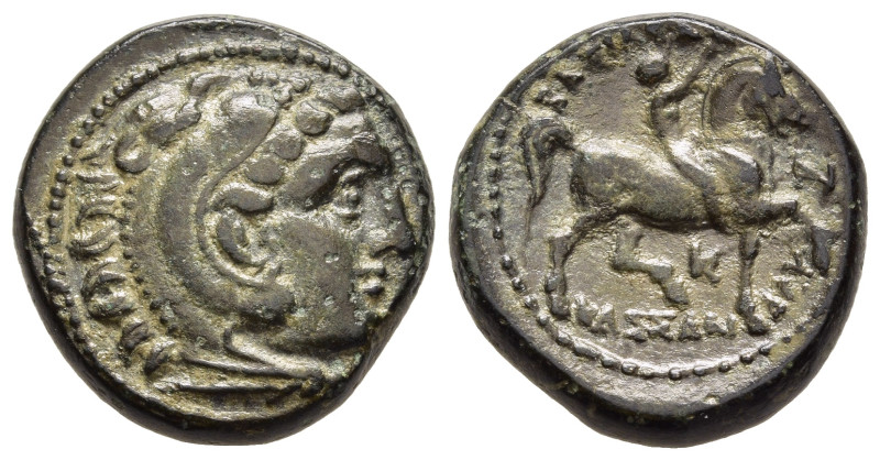 KINGS Of MACEDON. Kassander (316-298 BC). Ae Unit. Pella or Amphipolis. 

Obv: H...