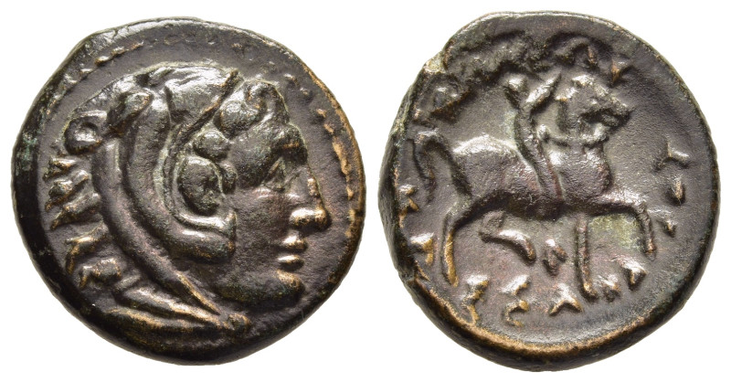 KINGS OF MACEDON. Kassander (Circa 306-297 BC). Ae. Pella or Amphipolis.

Obv: H...