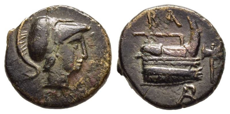 KINGS OF MACEDON. Demetrios I Poliorketes (306-283 BC). Ae. Uncertain mint in Ca...