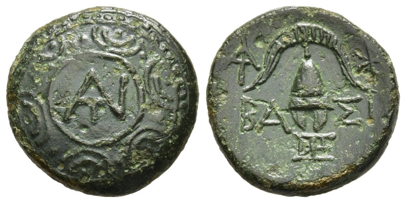 KINGS OF MACEDON. Antigonos II Gonatas (277/6-239 BC). Ae. Amphipolis.

Obv: Mac...
