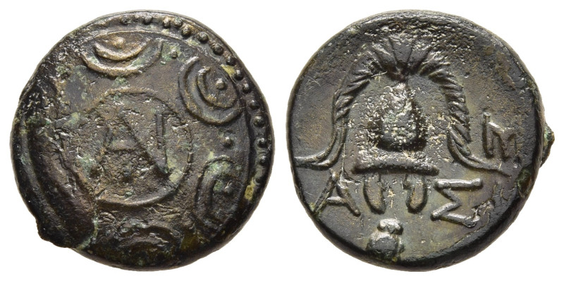 KINGS OF MACEDON. Antigonos II Gonatas (277/6-239 BC). Ae. Amphipolis. 

Obv: Mo...