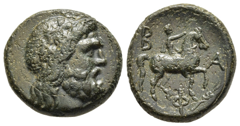 KINGS OF MACEDON. Philip V (221-179 BC). Ae. Uncertain mint in Macedon.

Obv: Wr...