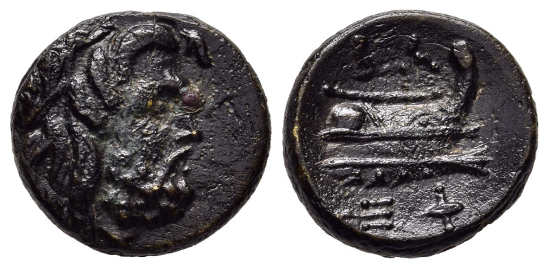 KINGS OF MACEDON. Philip V (221-179 BC). Ae. Pella or Amphipolis.

Obv: Wreathed...
