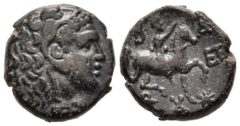 KINGS OF MACEDON. Perseus (179-168 BC). Ae. Uncertain mint in Macedon. 

Obv: He...