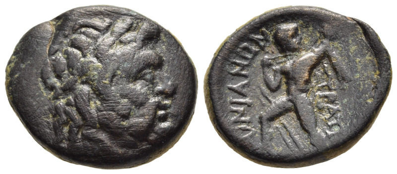 THESSALY. Ainianes. Hypata. Trichalkon (1st century BC).

Obv: Laureate and bear...