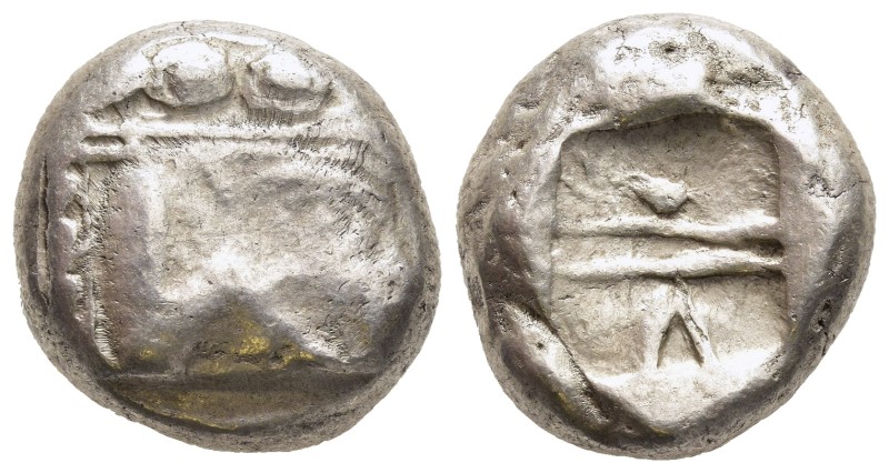 LYCIA. Phaselis. Stater (Circa 500-480 BC).

Obv: Prow of galley right in the ...
