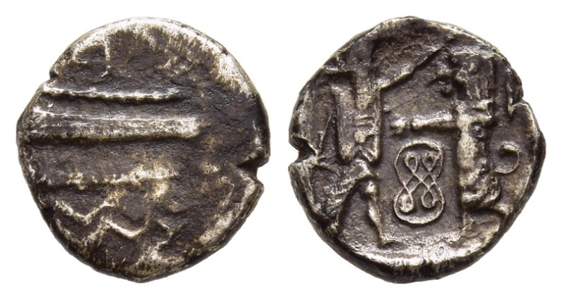 SAMARIA. "Middle Levantine" Series. Obol (Circa 375-333 BC).

Obv: Galley left; ...