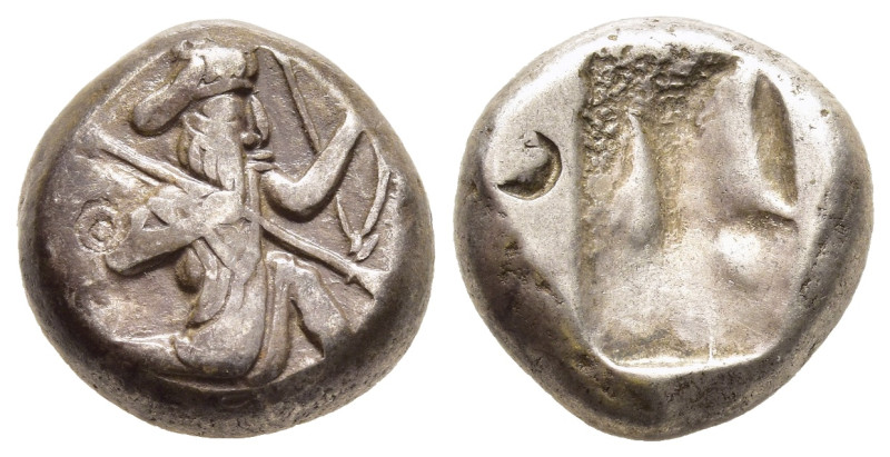 ACHAEMENID EMPIRE. Time of Darios I to Xerxes II (485-420 BC). Siglos. Sardes.

...