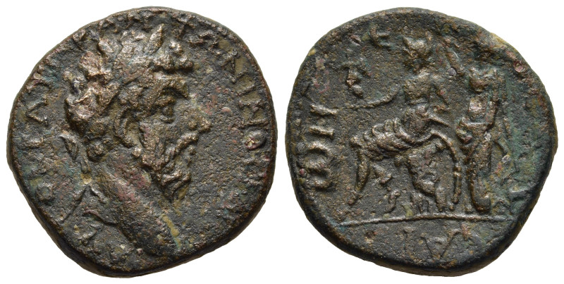 MACEDON. Edessa. Marcus Aurelius (138-161). Ae.

Obv: ΑΥΤΟΚΡΑΤΩΡ ΑΝΤΩΝΙΝΟϹ ΚΑΙϹΑ...