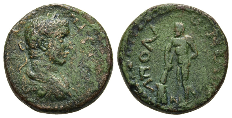 ILLYRIA. Apollonia (?). Severus Alexander (222-235). Ae.

Obv: Laureate, draped ...