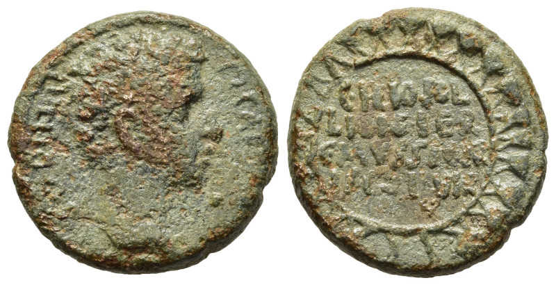 CORINTHIA. Corinth. Augustus (27 BC -AD 14). Ae.

Obv: [CORINTHI AVGVSTVS].
Bare...