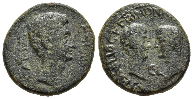 CORINTHIA. Corinth. Augustus (BC 27-AD 14). C. Servilius C.f. Primus and M. Anto...