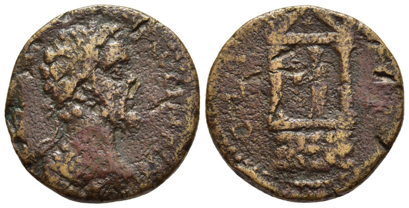 CORINTHIA. Corinth. Septimius Severus (193-211). Ae.

Obv: Laureate and cuirasse...