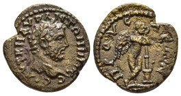 BITHYNIA. Prusa ad Olympum. Caracalla (198-217). Ae.

Obv: AYT K M AYP ANTΩNINOC CE.
Laureate head right. 
Rev. ΠPOYCEΩN.
Eros or Thanatos standing fa...