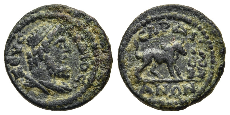 LYDIA. Sardes. Pseudo-autonomous issue (early-mid 3rd century). Ae. Roufos, magi...