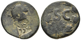 SELEUCIS AND PIERIA. Antioch. Nerva (96-98). Ae. 

Obv: [IMP CAESAR NERVA AVG III COS].
Laureate head right.
Rev: SC, all within wreath. 

Butcher 193...