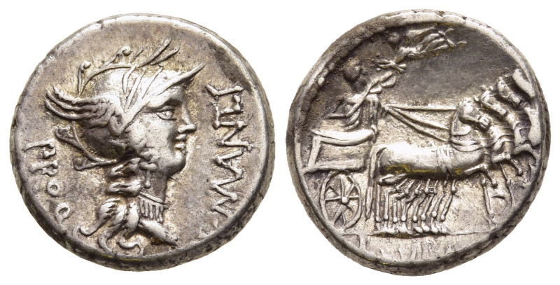 L. SULLA and L. MANLIUS TORQUATUS. Denarius (82 BC). Military mint moving with S...