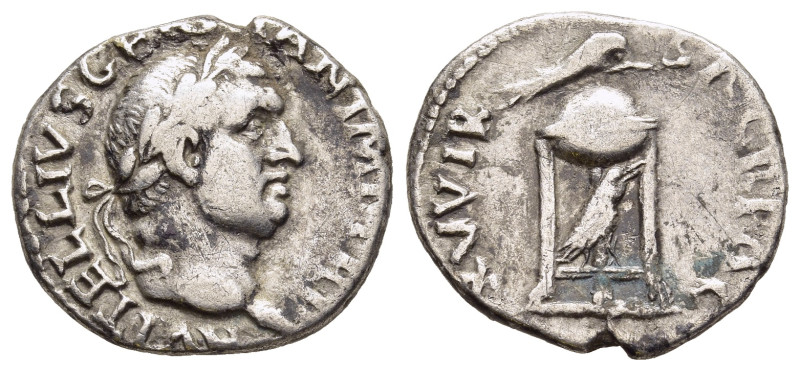 VITELLIUS (69). Denarius. Rome.

Obv: A VITELLIVS GERM IMP AVG TR P. 
Laureate h...