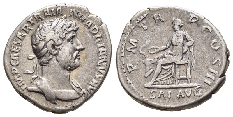 HADRIAN (117-138). Denarius. Rome.

Obv: IMP CAESAR TRAIAN HADRIANVS AVG. 
Laure...