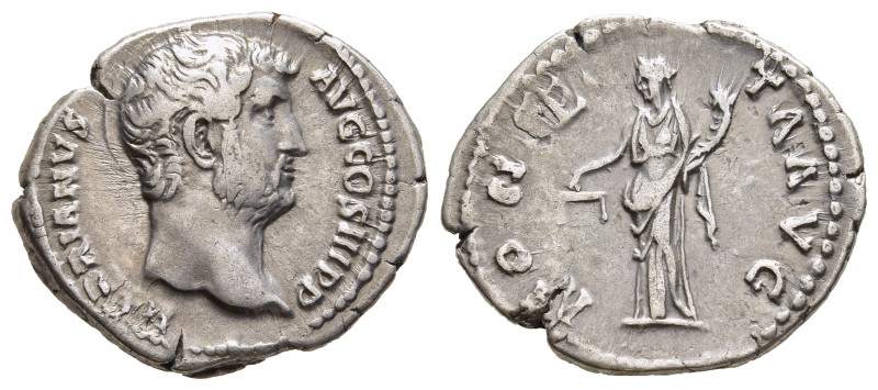 HADRIAN (117-138). Denarius. Rome.

Obv: HADRIANVS AVG COS III P P. 
Bare head r...