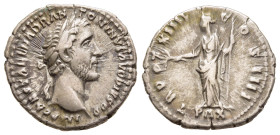 ANTONINUS PIUS (138-161). Denarius. Rome.

Obv: IMP CAES T AEL HADR ANTONINVS AVG PIVS P P. 
Laureate head right.
Rev: TR POT XIIII COS IIII / PAX. 
P...