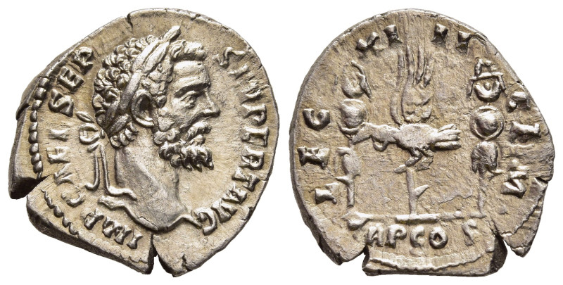 SEPTIMIUS SEVERUS (193-211). Denarius. Legionary issue. Rome. 

Obv: IMP CAE L S...