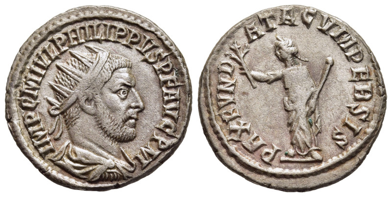 PHILIP I 'THE ARAB' (244-249). Antoninianus. Antioch.

Obv: IMP C M IVL PHILIPPV...