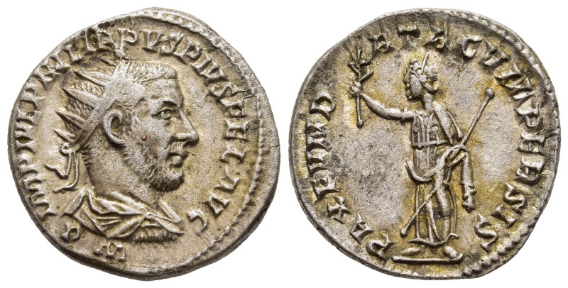 PHILIP I 'THE ARAB' (244-249). Antoninianus. Antioch.

Obv: IMP C M IVL PHILIPPV...