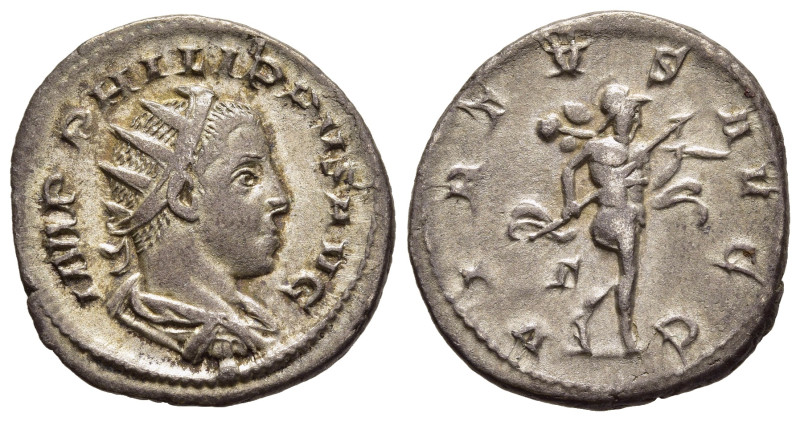 PHILIP II (247-249). Antoninianus. Rome

Obv: IMP PHILIPPVS AVG.
Radiate, draped...