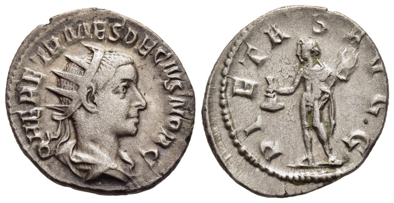 HERENNIUS ETRUSCUS (Caesar, 249-251). Antoninianus. Rome.

Obv: Q HER ETR MES DE...