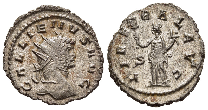 GALLIENUS (253-268). Antoninianus. Rome.

Obv: GALLIENVS AVG. 
Radiate head righ...