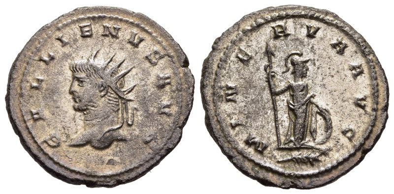 GALLIENUS (253-268). Antoninianus. Antioch.

Obv: GALLIENVS AVG. 
Radiate head l...