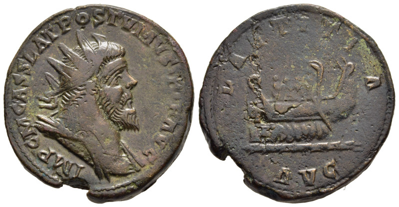 POSTUMUS (260-269). Double Sestertius. Treveri.

Obv: IMP C M CASS LAT POSTVMVS ...
