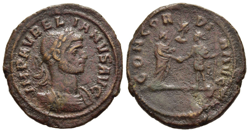 AURELIAN (270-275). As. Rome.

Obv: IMP AVRELIANVS AVG. 
Laureate, draped and cu...