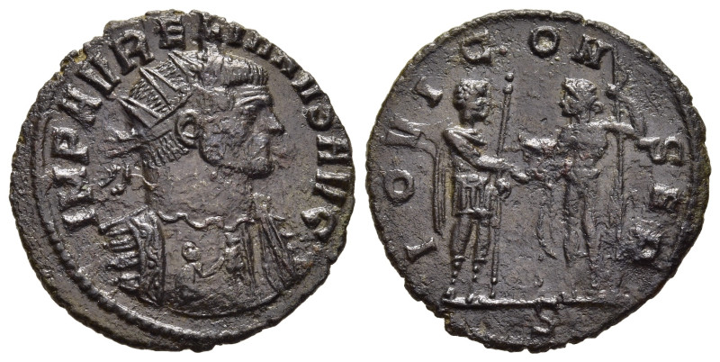 AURELIAN (270-275). Antoninianus. Serdica.

Obv: IMP AVRELIANVS P AVG. 
Radiate ...