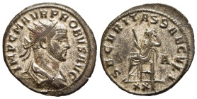 PROBUS (276-282). Antoninianus. Siscia. 

Obv: IMP C M AVR PROBVS AVG.
Radiate, draped and cuirassed bust right. 
Rev. SECVRITAS SAECVLI /A/ XXI.
Secu...