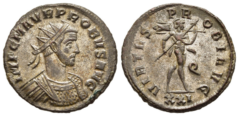 PROBUS (276-282). Antoninianus. Siscia.

Obv: IMP C M AVR PROBVS AVG.
Radiate, d...
