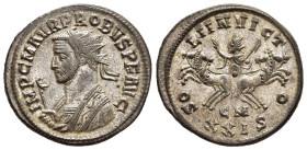 PROBUS (276-282). Antoninianus. Cyzicus. 

Obv: IMP C M AVR PROBVS P F AVG. 
Radiate bust left in imperial mantle, holding sceptre surmounted by eagle...
