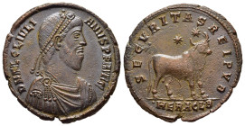 JULIAN II THE PHILOSOPHER (360-363). Ae Double Maiorina. Heraclea.

Obv: D N FL CL IVLIANVS P F AVG. 
Diademed, draped and cuirassed bust right.
Rev: ...