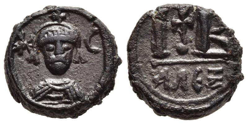 HERACLIUS (610-641). Ae 12 Nummi. Persian occupation of Egypt (?). Alexandria.

...