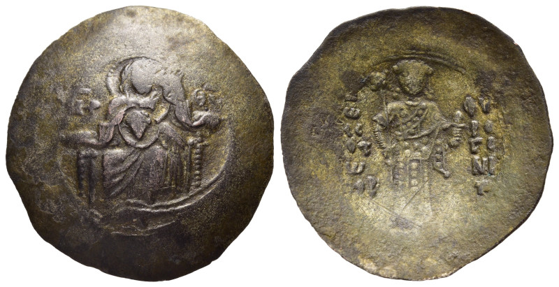 JOHN II COMNENUS (1118-1143). Aspron Trachy. Constantinople.

Obv: MP - ΘV. 
The...