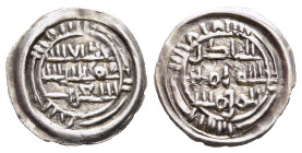 ISLAMIC. Yemen. Zyadids. Shu'ayb, unidentified amir (early 5th century AH). Sudaysî dirham no date, and mint. 

Album, Checklist 1069W; Peli 59.5.

Ex...