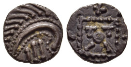 ANGLO-SAXON. Continental Sceattas. Circa AD 715/20-740. AR Sceatt. Series E, Secondary ('Kloster Barthe') phase, sub-variety d. Mint in southern Frisi...