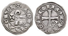 FRANCE. Toulouse. Raymond V-VII (1148–1249). Denier.

Obv: Short cross pattée; S in second quarter.
Rev: P Λ X clockwise in center. 

Duplessy, Féodal...