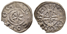 FRANCE. Provence (Marquisate). Raymond VI (1148–1222). Denier.

Obv: Crescent and star.
Rev: Cross de Toulouse.

Boudeau 785.

Condition: Some deposit...
