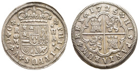 SPAIN. Philip V (1700-1746). 2 Reales 1725. Madrid.

AC 780.

Condition: Extremely fine.

Weight: 5,81g.
Diameter: 28mm.