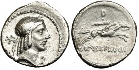 CALPURNIA. Denario. Roma (90-89 a.C.). FFC-311. SB-11a. MBC.