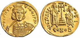 CONSTANTINO IV. Sólido. Constantinopla. I. SBB-1153. EBC+.