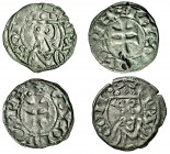 4 dineros. Jaime I de Aragón (1213-1276). Aragón. IV-318. Calidad media MBC+.