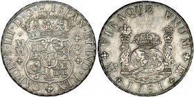 8 reales. 1761. México. MM. VI-917. MBC+.